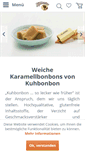 Mobile Screenshot of kuhbonbon.de